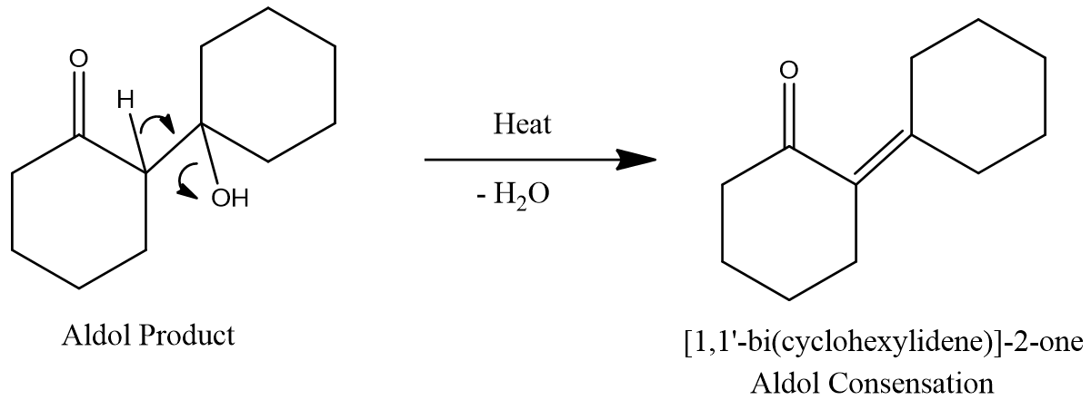 aldol condensation product of cyclohexanone